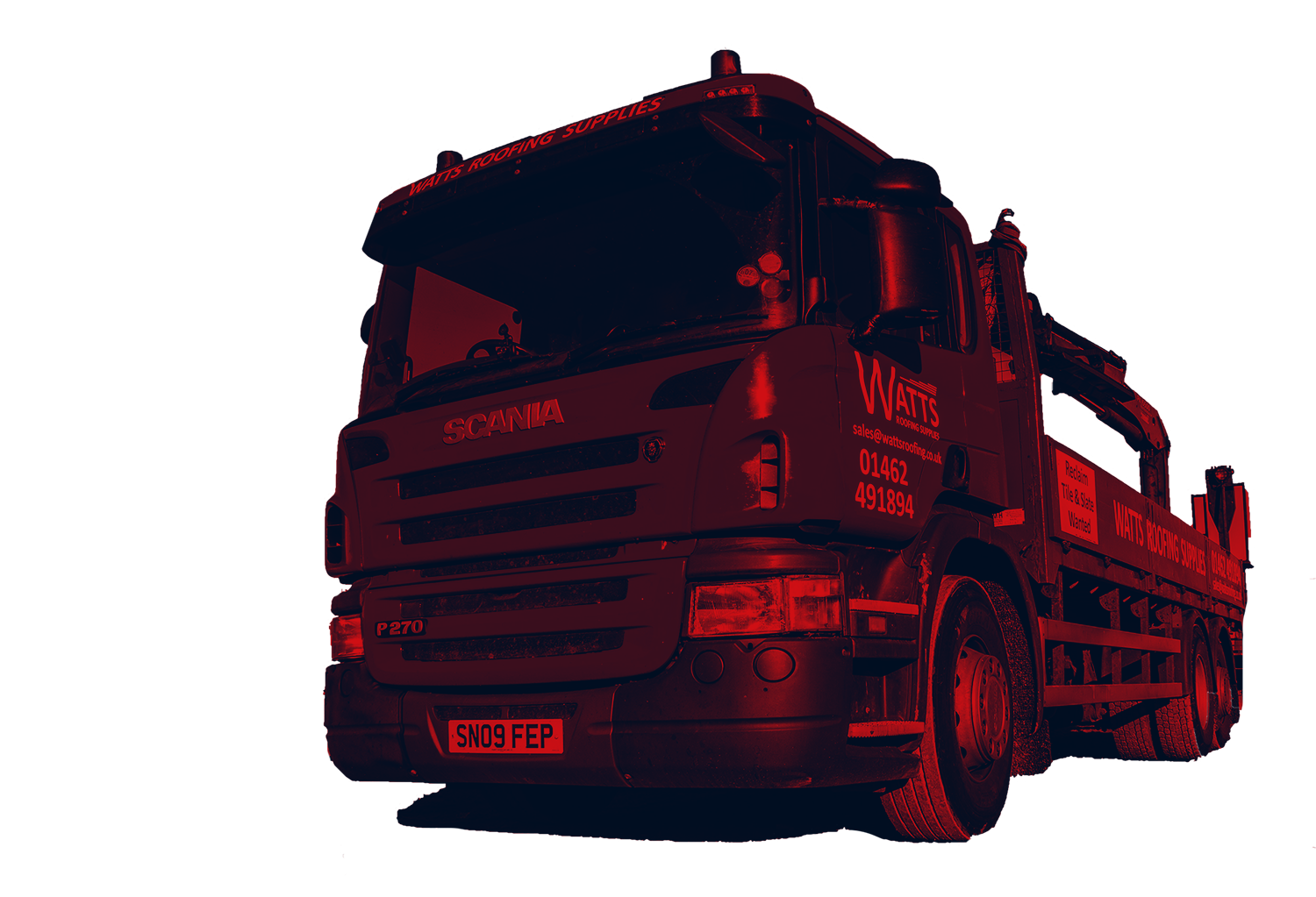 Watts Roofing Supplies truck Watts Roofing Supplies truck