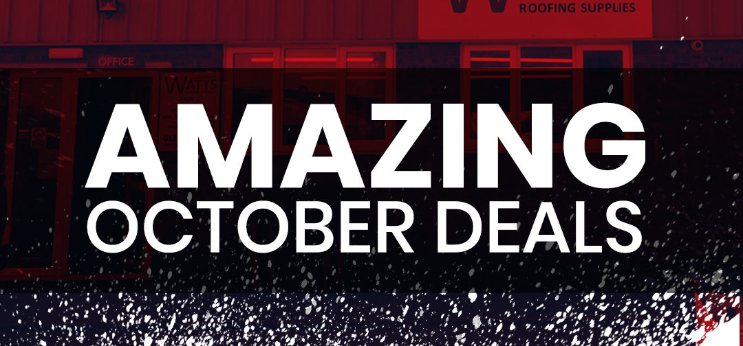 2020 October Deals on Roofing Materials